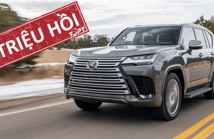 Đến lượt Lexus Việt Nam triệu hồi 343 chiếc LX600 vì lỗi điều khiển hộp số